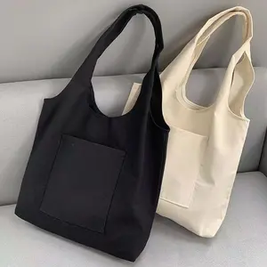 Heavy Duty Customized 12oz Cotton Canvas Tote Bag Student Fashion Canvas Bags