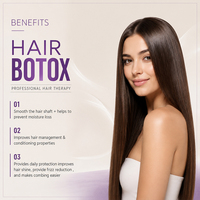 Ampoule Botox Express pour la thérapie capillaire, traitement capillaire lissant à la protéine, au collagène et à la kératine, masque capillaire réparateur en profondeur, soin réparateur pour cheveux