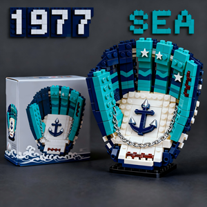 Guante <span class=keywords><strong>de</strong></span> Béisbol Temático, Bloques <span class=keywords><strong>de</strong></span> Construcción Educativos Deportivos, Juguete para Niños, Caja <span class=keywords><strong>de</strong></span> Regalo, Plástico, Edades 14+ - Product Image 6