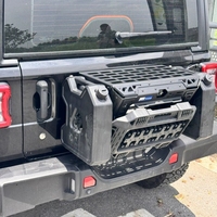 Support de roue de secours chromé pour hayon arrière, style tout-terrain, à fixer par boulons, protection pour Tank300 212 T01 Haval Raptor Leopard 5