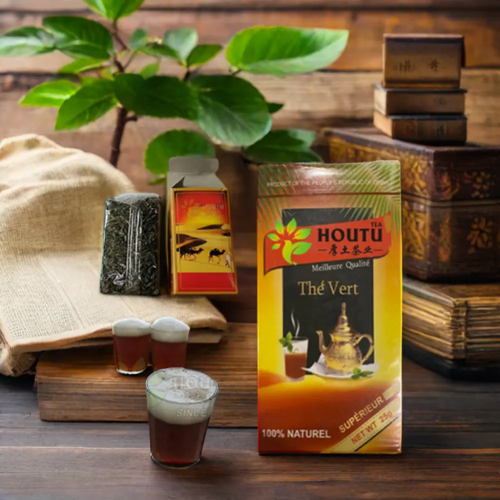 Mauritanie Maroc Libye Mali Niger Fournisseur sain de thé vert Chunmee 41022 de thé Vert De Chine