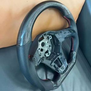 Volante de fibra de carbono deportivo de alta calidad para Volkswagen MK5-MK8 GTI Polo Passat CC <span class=keywords><strong>R</strong></span> <span class=keywords><strong>Line</strong></span> - Product Image 6