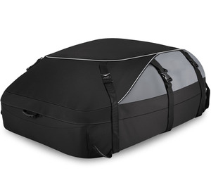 Échantillon gratuit Sac de toit de voiture de grande capacité personnalisé bâche de toit en PVC 500D robuste porte-toit de voiture Topper sangles renforcées - Product Image 1
