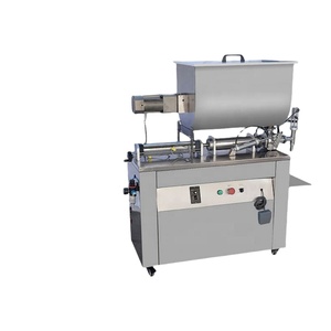 Automatic 80L Vertical Pneumatic Paste Liquid Filler 10-5000m Hopper Low Cost Juice Water Filling Machine Paste Filling Machine - Product Image 1