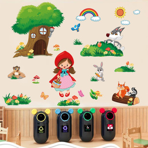 Autocollant mural <span class=keywords><strong>Petit</strong></span> <span class=keywords><strong>Chaperon</strong></span> <span class=keywords><strong>rouge</strong></span>, autocollants <span class=keywords><strong>Petit</strong></span> <span class=keywords><strong>Chaperon</strong></span> <span class=keywords><strong>rouge</strong></span> <span class=keywords><strong>et</strong></span> <span class=keywords><strong>le</strong></span> grand <span class=keywords><strong>loup</strong></span> méchant, papier peint décoratif pour salon - Product Image 5