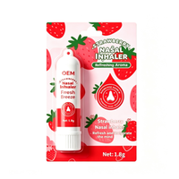 Dilatateur Nasal Rafraîchissant Naturel pour Soulager la Congestion Nasale, Huile Fraîche à Inhaler par le Nez à la Menthe, Produit Anti-Somnolence