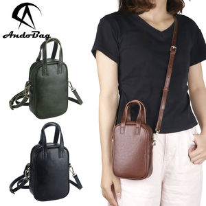 AndoBag Genuine Leather <b>Vintage</b> Crossbody Shoulder Bag Casual Mini Handbag for Daily Use, <b>Phone</b> & Essentials 3212 - Product Image 1