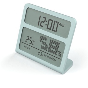 <span class=keywords><strong>LCD</strong></span> lớn kỹ thuật số trong nhà ngoài trời đa kỹ thuật số Nhiệt kế ẩm kế đồng hồ đo độ ẩm - Product Image 2