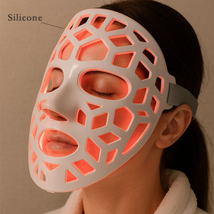 Mascarilla personalizada de silicona de grado médico con luz roja, mascarilla LED OEM para el cuidado de la piel, fabricante - Product Image 5