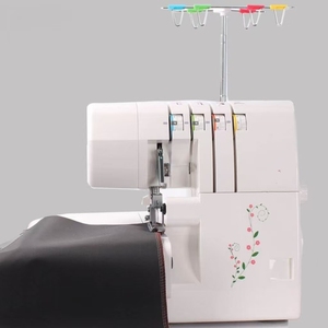 Machine à coudre surjeteuse 4 fils pour usage domestique avec alimentation par chute et plateau plat - Product Image 2
