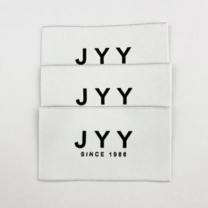 Индивидуальные высококачественные тканые этикетки из полиэстера для аксессуаров для одежды с логотипом на заказ, самоклеящиеся и моющиеся - Product Image 2