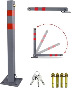 Bloqueador de Estacionamiento Metálico, Barrera de Estacionamiento, Sistema de Estacionamiento Manual, Bloqueador de Estacionamiento Metálico Tipo Soporte - Product Image 2
