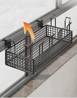 Étagère de séchage de chaussures sans perçage pour balcon, avec logo personnalisé, à suspendre à la fenêtre ou sur grille de sécurité, pour chaussures et chaussettes
