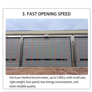 Vente directe d'usine de portes pliantes industrielles adaptées aux ateliers, entrepôts, terminaux logistiques et portes empilables - Product Image 5