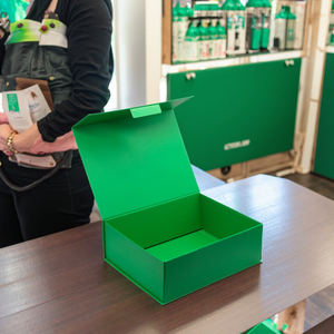 Custom Flip Magnetic Closure <strong>Paper</strong> <strong>Box</strong> Reusable Portable <strong>Offset</strong> Stamping Made Coated Sponge - Product Image 2