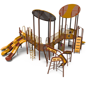 Équipements de terrain de jeux commerciaux personnalisés : grands toboggans extérieurs, aires de jeux pour enfants, manèges et balançoires - Product Image 5