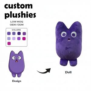 Peluches Personalizados con Logotipo, Fabricante de Juguetes de Peluche, Peluche de <span class=keywords><strong>Personaje</strong></span> Azul y Blanco Personalizado, Muñeco de Peluche - Product Image 2