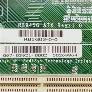 สำหรับอุปกรณ์คอมพิวเตอร์อุตสาหกรรม RadiSys เมนบอร์ด RB945G ATX Rev: 1.0 RB945G ATX Rev 1.0 เมนบอร์ด - Product Image 4