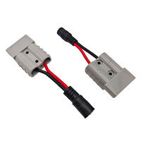 Connecteur de faisceau de câbles femelle Circle Interconnect 50A DC5525 pour câble de conversion d'énergie personnalisé, recharge de batterie, énergie RV