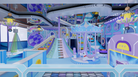 Aire de jeux intérieure sur le thème de l'océan personnalisée, aire de jeux pour enfants, équipement de jeux souples, matériau ABS, capacité de 500 kg, ISO9001