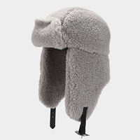 Chapeaux trappeur en fausse fourrure unisexe, style russe, avec rabats d'oreilles, fourrure complète, sherpa, chauds, pour l'hiver, le ski en plein air
