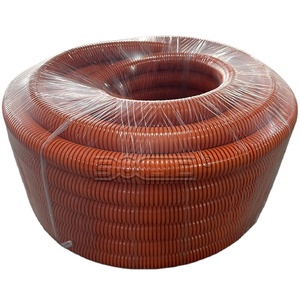 AS/NZ 2053 50MMx10M Corrugated Conduit Flexible PVC Conduit electrical corrugated conduit HD orange
