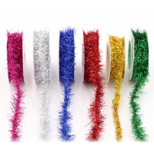Guirlande de Noël miniature en tinsel, nouvelle conception Yuyang, à faire soi-même, ornement suspendu pour la décoration de l'arbre de Noël - Product Image 1