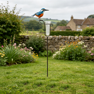 Pluviomètre à godet basculant en verre personnalisé pour la décoration extérieure <span class=keywords><strong>de</strong></span> la ferme, <span class=keywords><strong>de</strong></span> la pelouse, du jardin - Product Image 6