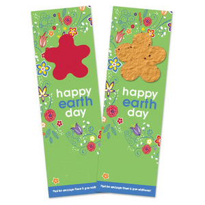 2022 New Eco-friendly 100% Handmade Paper Plantable Bookmark