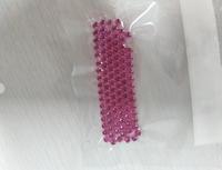 Perle de rubis 3mm, 4mm, 5mm, 6mm, couleur rouge, gamme, vente en gros