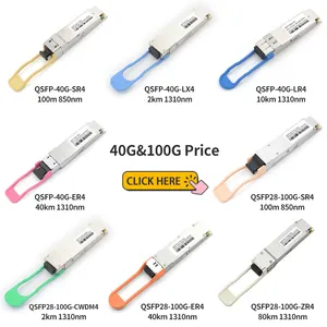 QSFP28 100G ZR4 80km 1310nm LC Connector SMF QSFP 100GGE 1310nm 80km Fiber Optical Module100G ZR4