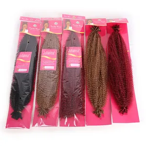 Wholesale Price 24 Inch Afro Spring Twist Natural Pink Two Tone Itch Free Extension Colour Hair Braiding Expression Supplies