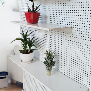 Pegboard <b>Shelf</b> Double Sided Hanging Storage Rack For Jewelry Phone Accessories Tools Living Room Display Stand - Product Image 4