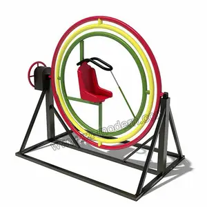 Carnival ride parts amusement park equipment motorized human gyroscope