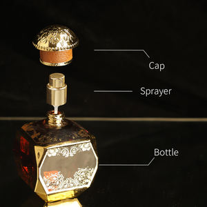 ขวดน้ำหอม <span class=keywords><strong>Eric</strong></span> 50 มล. สำหรับตลาดตะวันออกกลาง แบบพ่นละอองละเอียด ให้ความชุ่มชื้น ขวดแก้ว - Product Image 5