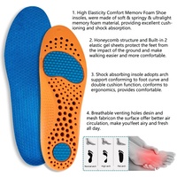 Semelles intérieures sport et confort avec logo personnalisé Semelles sport antidérapantes en PU souple pour la course à pied pour un style de vie actif