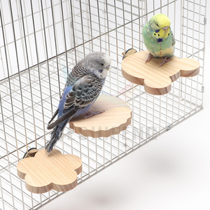 Plataforma de madera para pájaros, soporte para loros, jaula para patio de recreo, accesorios para animales pequeños, rata, hámster, Gerbil, rata, ratón - Product Image 1