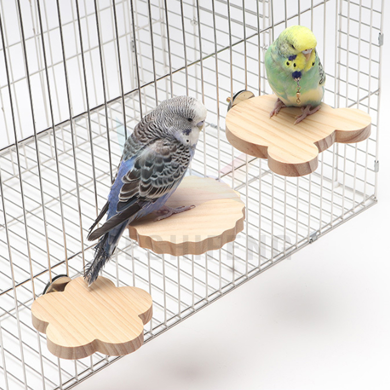 Wood Perch Bird Platform Parrot Stand
