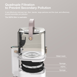 Kit Aspirador para Mascotas de 3.2L con Cortapelos Eléctrico y Cepillo Deslanador para Perros y Gatos - Product Image 3