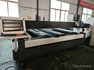 เครื่องแกะสลักกระจก CNC E-WORLD 380V โครงสร้างเหล็กกล้า ความแม่นยำสูง เครื่องพ่นทรายกระจกด้วยเลเซอร์ กำลังไฟ 15KW - Product Image 6
