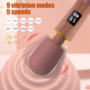 Sex Toys Vibromasseur Baguette <span class=keywords><strong>Gode</strong></span>-Sex Toy pour femmes Stimulation du point G clitoridien, masseur érotique avec 9 vibrations puissantes Baguette AV - Product Image 2