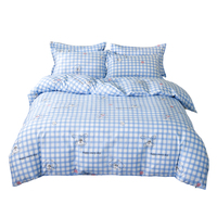 Vente en gros de draps de lit personnalisés en coton 100% - Ensemble de literie 4 pièces - Housse de couette - Taille King Size - Taille Queen Size - Taille Full - Super doux - Luxe