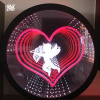 Publicité 3D LED Infinity Mirror Avec Lumières Infinity Neon Sign Infinity Mirror Led Light Abyss Mirror Luminous Letter