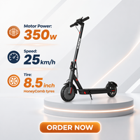 Trottinette électrique pliable de haute qualité ST 36V 7.8ah en alliage d'aluminium avec pneus nid d'abeille de 8,5 pouces pour adolescents et adultes