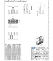 Connecteur Molex 5557 4,2 mm à double rangée mâle et femelle pour carte de circuit imprimé