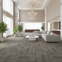 Tapis carrés en nylon imprimés sur mesure de luxe pour couloirs, hôtels, bureaux et applications commerciales