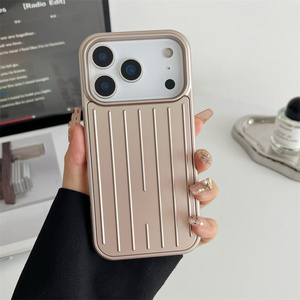 Funda de Teléfono 2 en 1 Personalizable con Logotipo, de Aleación de Aluminio, para iPhone 17/16/15/14 y 600 Modelos, Fundas Traseras Modernas para Teléfono - Product Image 4