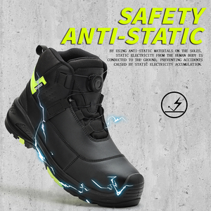 <span class=keywords><strong>Scarpe</strong></span> <span class=keywords><strong>Antinfortunistiche</strong></span> da Uomo Antiscivolo, Resistenti agli Urti, con Puntale in Fibra di Vetro, <span class=keywords><strong>Scarpe</strong></span> Protettive in Gomma <span class=keywords><strong>per</strong></span> Uso in Officina - Product Image 4