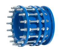 Connecteur de tube en acier inoxydable à double bride détachable de haute qualité pour transmission de force, pour alimentation en eau basse pression et drainage