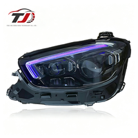 Nouvel ensemble de phares LED Facelift 12V 6000K 8000 Lumens pour Mercedes-Benz Classe E W213 2021-2023 Compatible avec E200L/E260L/E300L